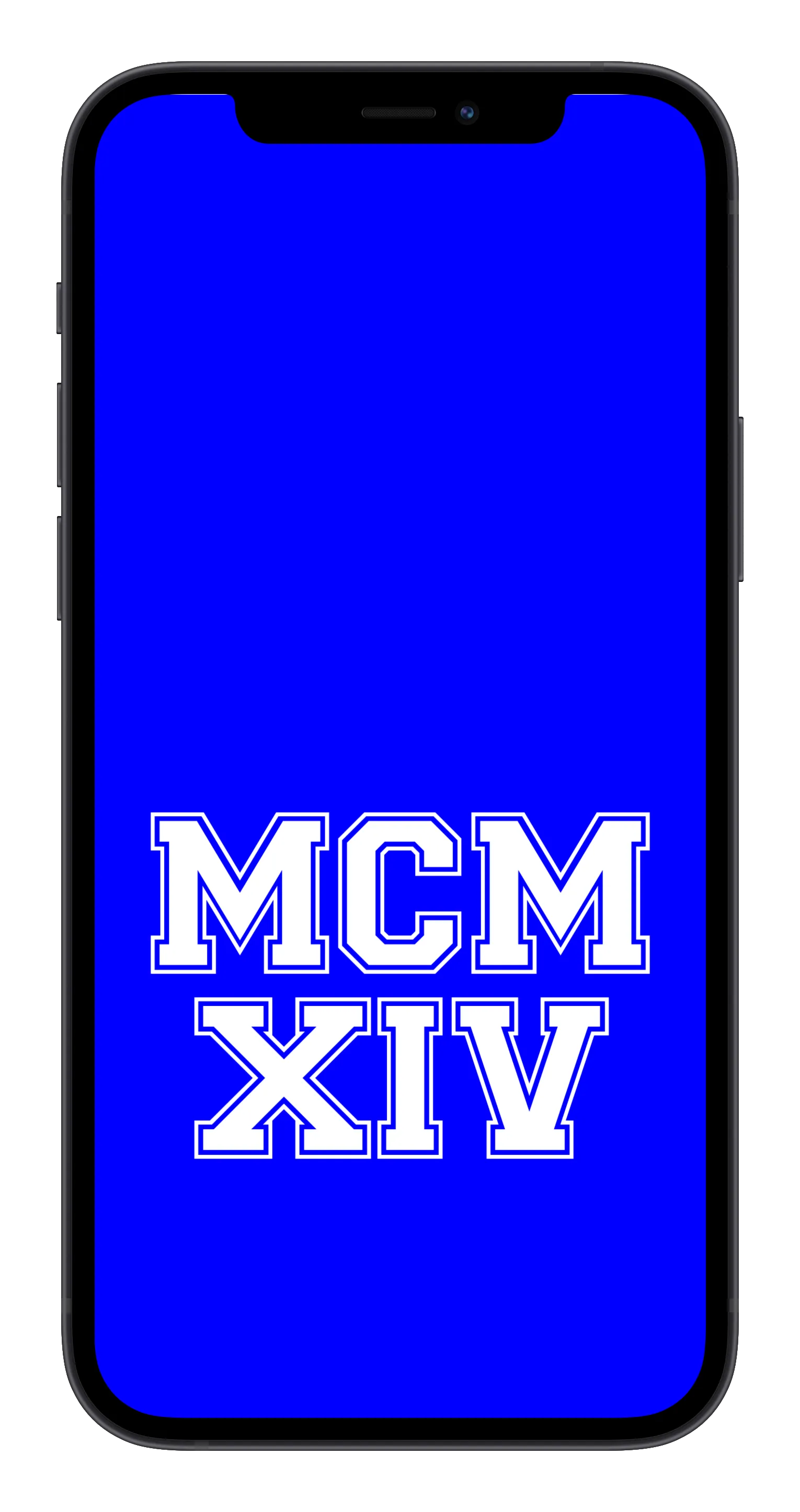MCMXIV Phone Wallpaper (Choose Color)