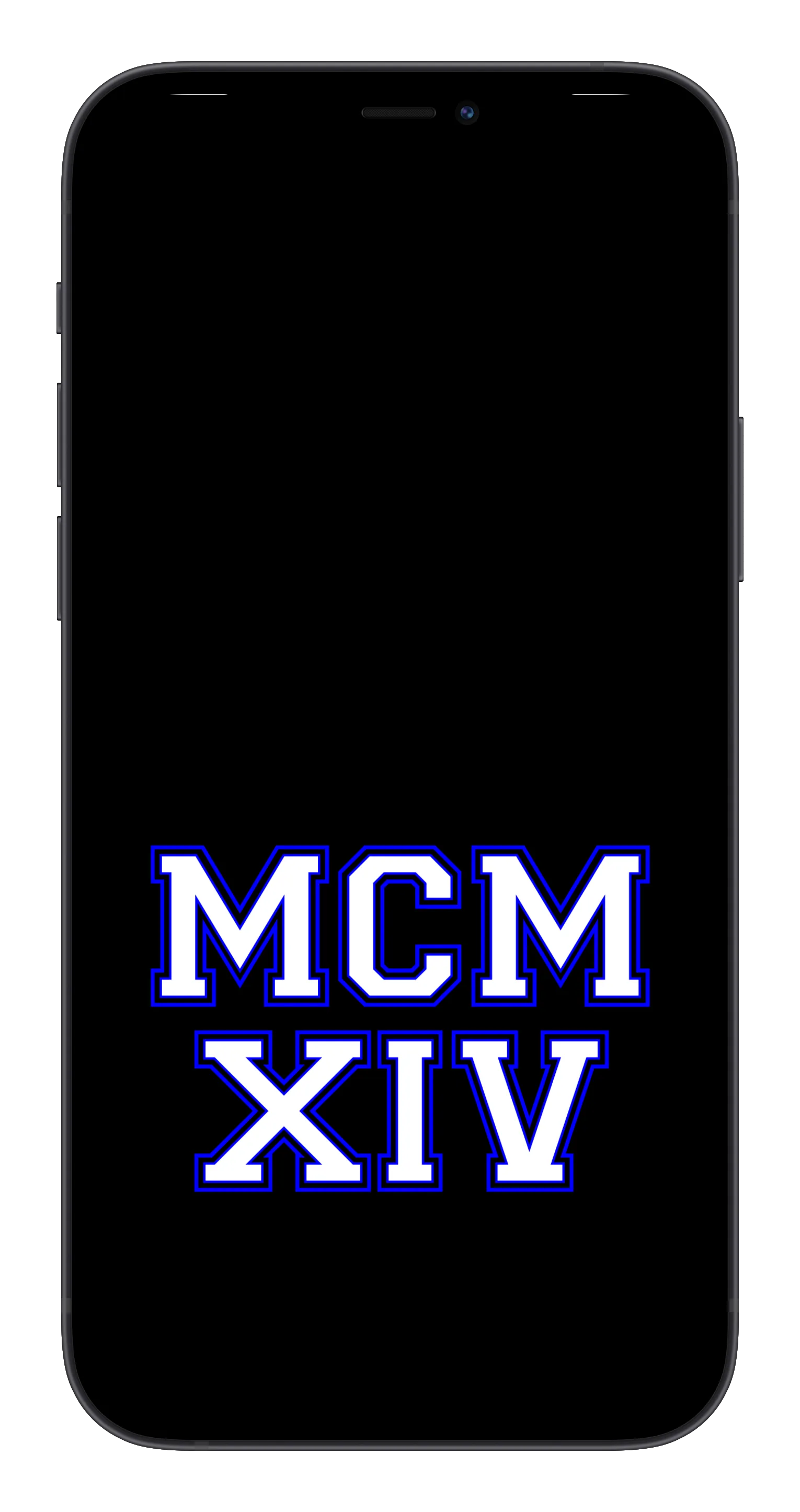 MCMXIV Phone Wallpaper (Choose Color)