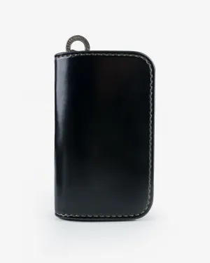 Medium Shell Cordovan Wallet - Black