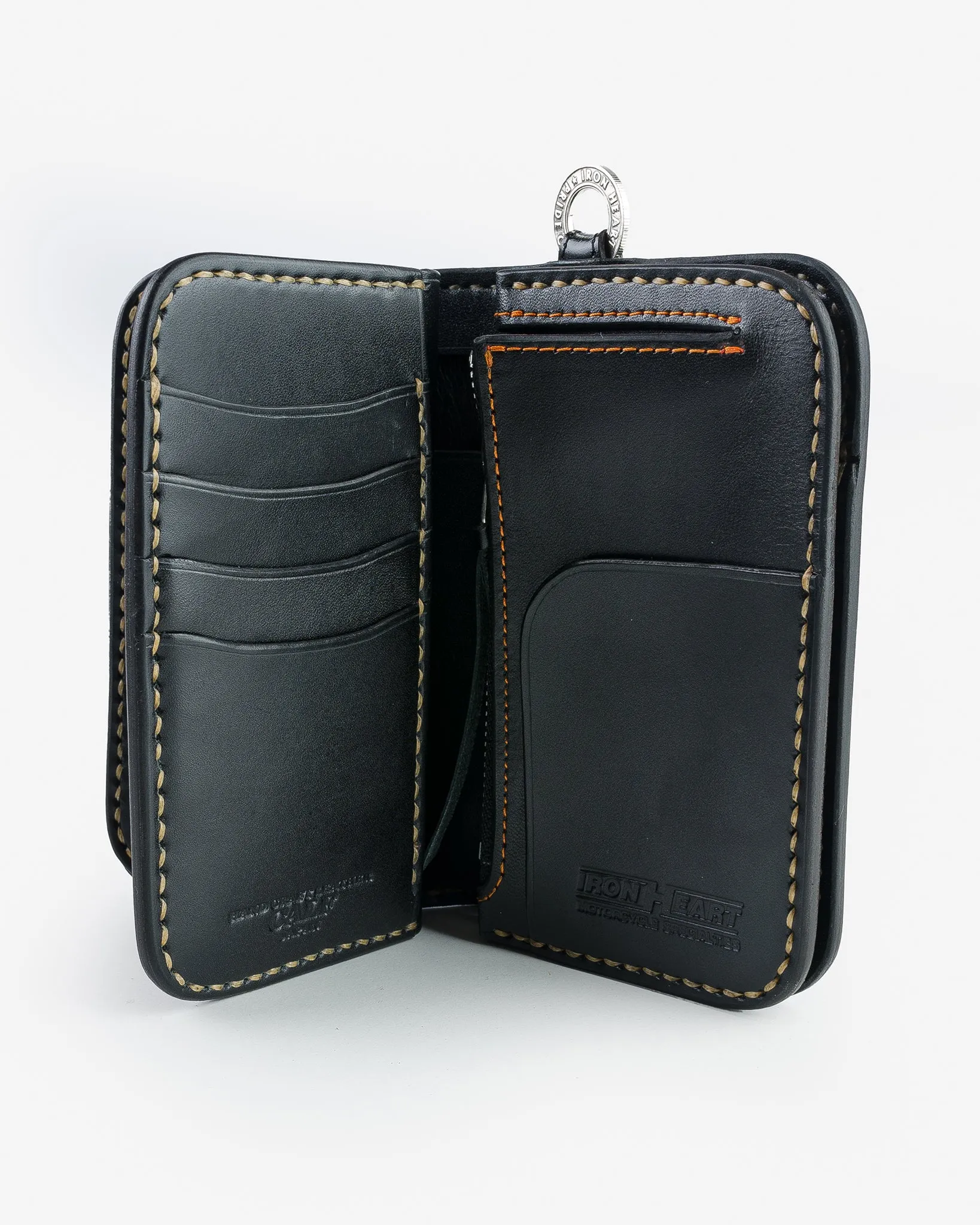 Medium Shell Cordovan Wallet - Black
