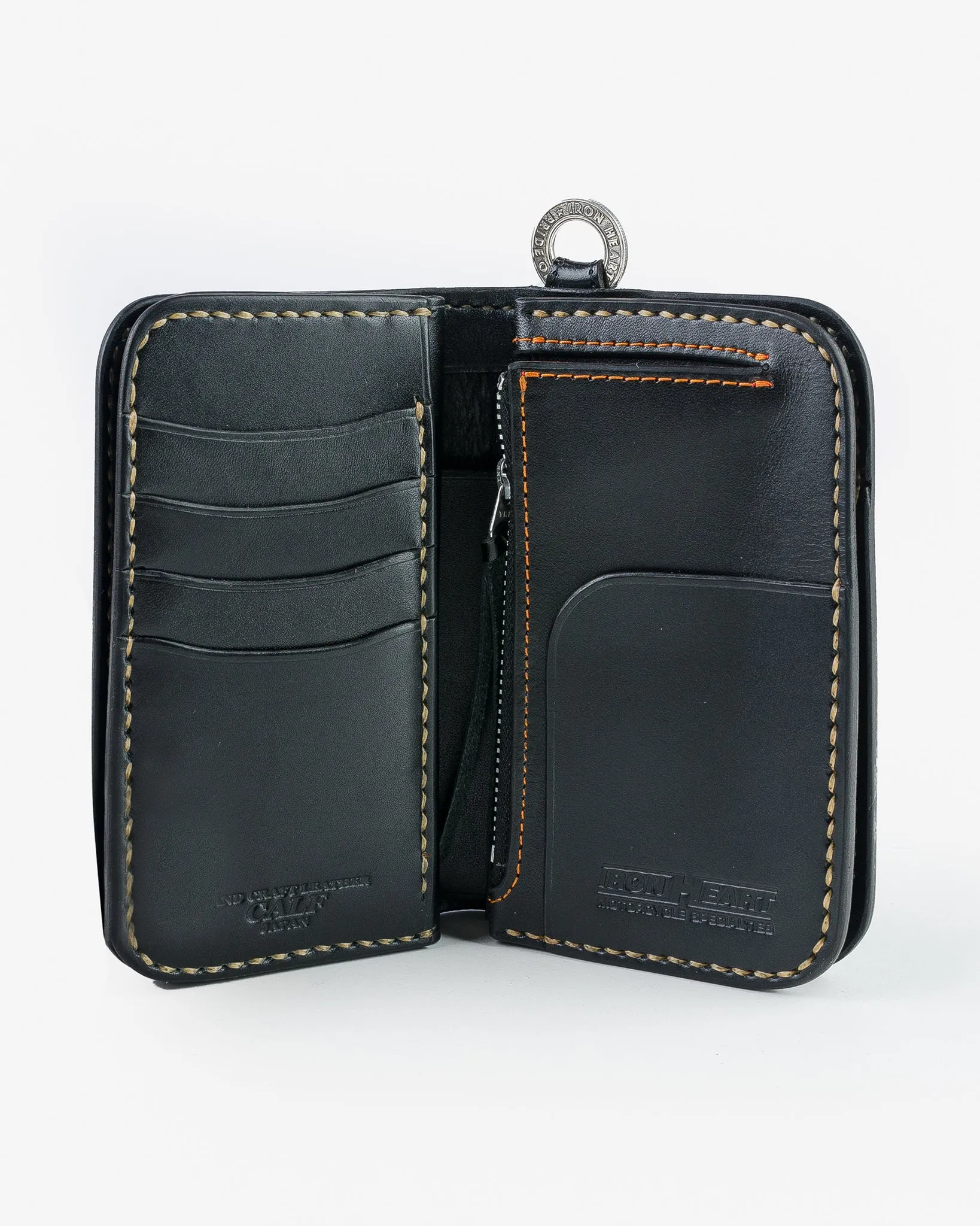 Medium Shell Cordovan Wallet - Black
