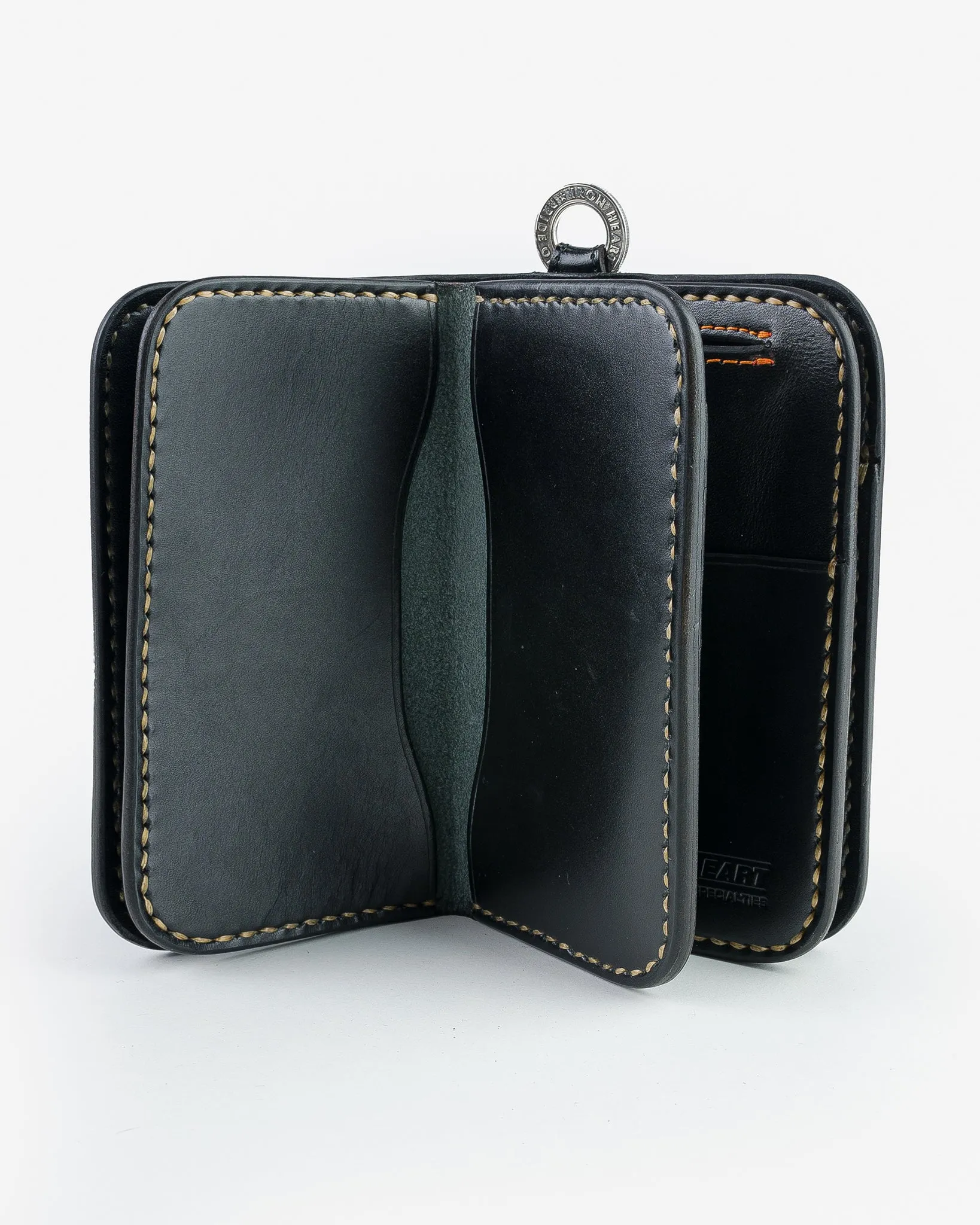 Medium Shell Cordovan Wallet - Black
