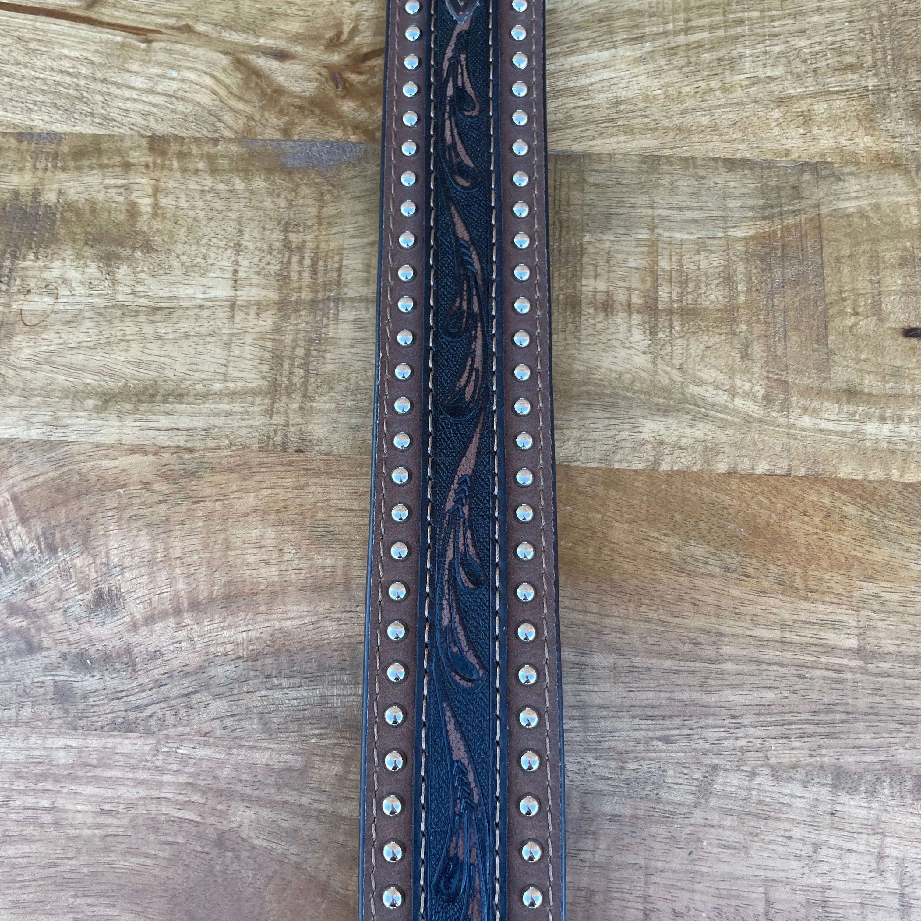Men’s Nocona Brown Embossed Belt