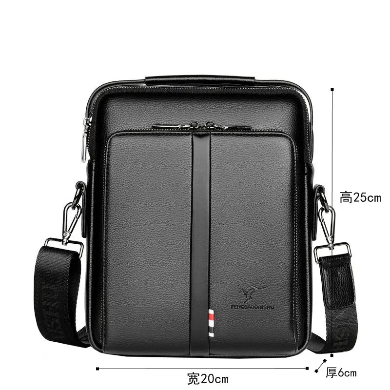 Men's Shoulder Bag PU Leather Messenger Bag Luxury Bag Fashion Pouch Tool Crossbody Bags Party Handbag