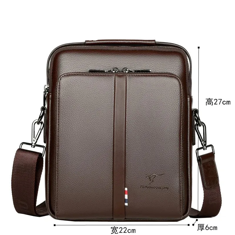 Men's Shoulder Bag PU Leather Messenger Bag Luxury Bag Fashion Pouch Tool Crossbody Bags Party Handbag