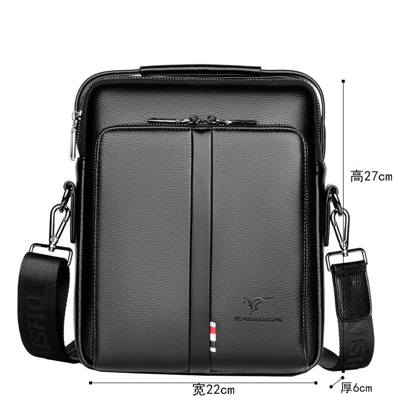 Men's Shoulder Bag PU Leather Messenger Bag Luxury Bag Fashion Pouch Tool Crossbody Bags Party Handbag