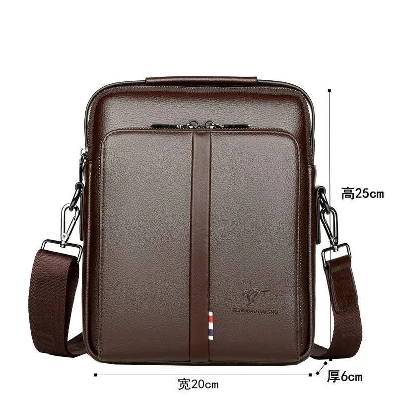 Men's Shoulder Bag PU Leather Messenger Bag Luxury Bag Fashion Pouch Tool Crossbody Bags Party Handbag