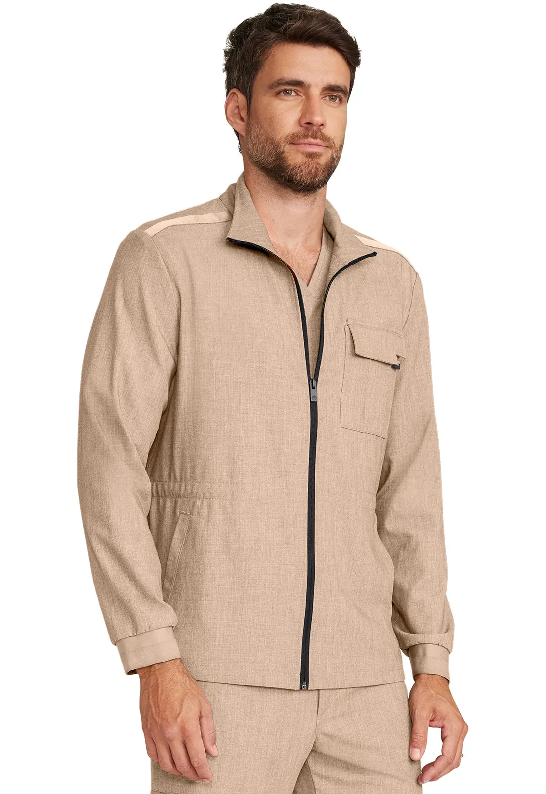 Men's Zip Front Utility Jacket