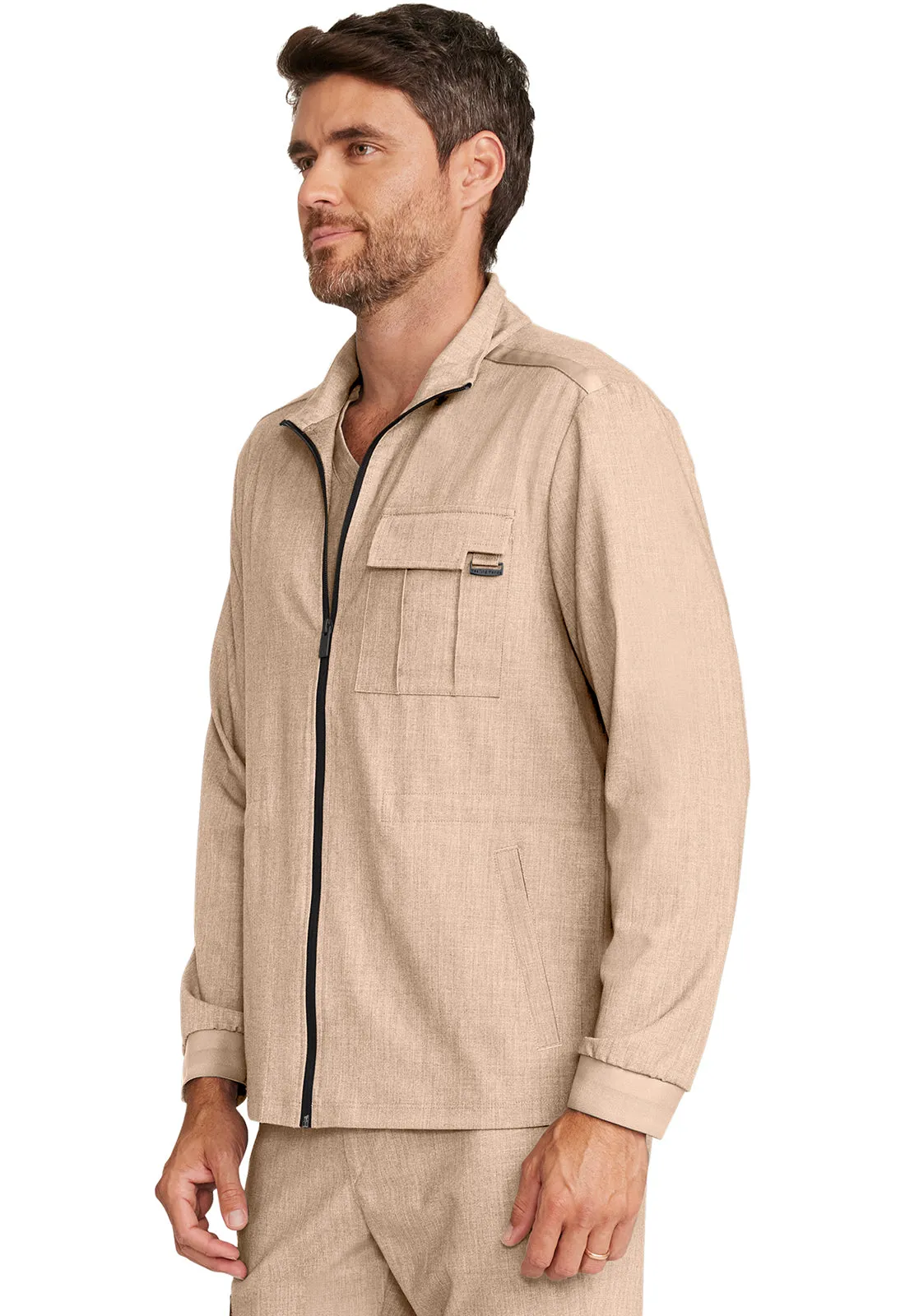 Men's Zip Front Utility Jacket
