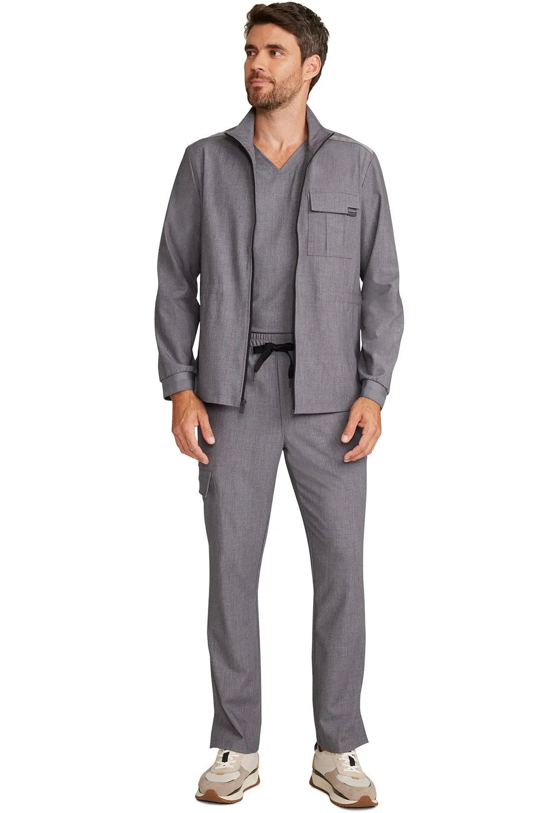 Men's Zip Front Utility Jacket