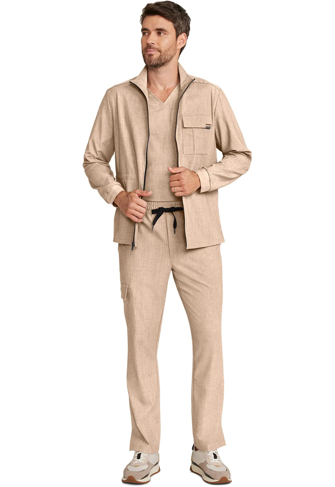 Men's Zip Front Utility Jacket