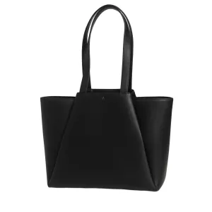 Midi Pyramid Black Bag