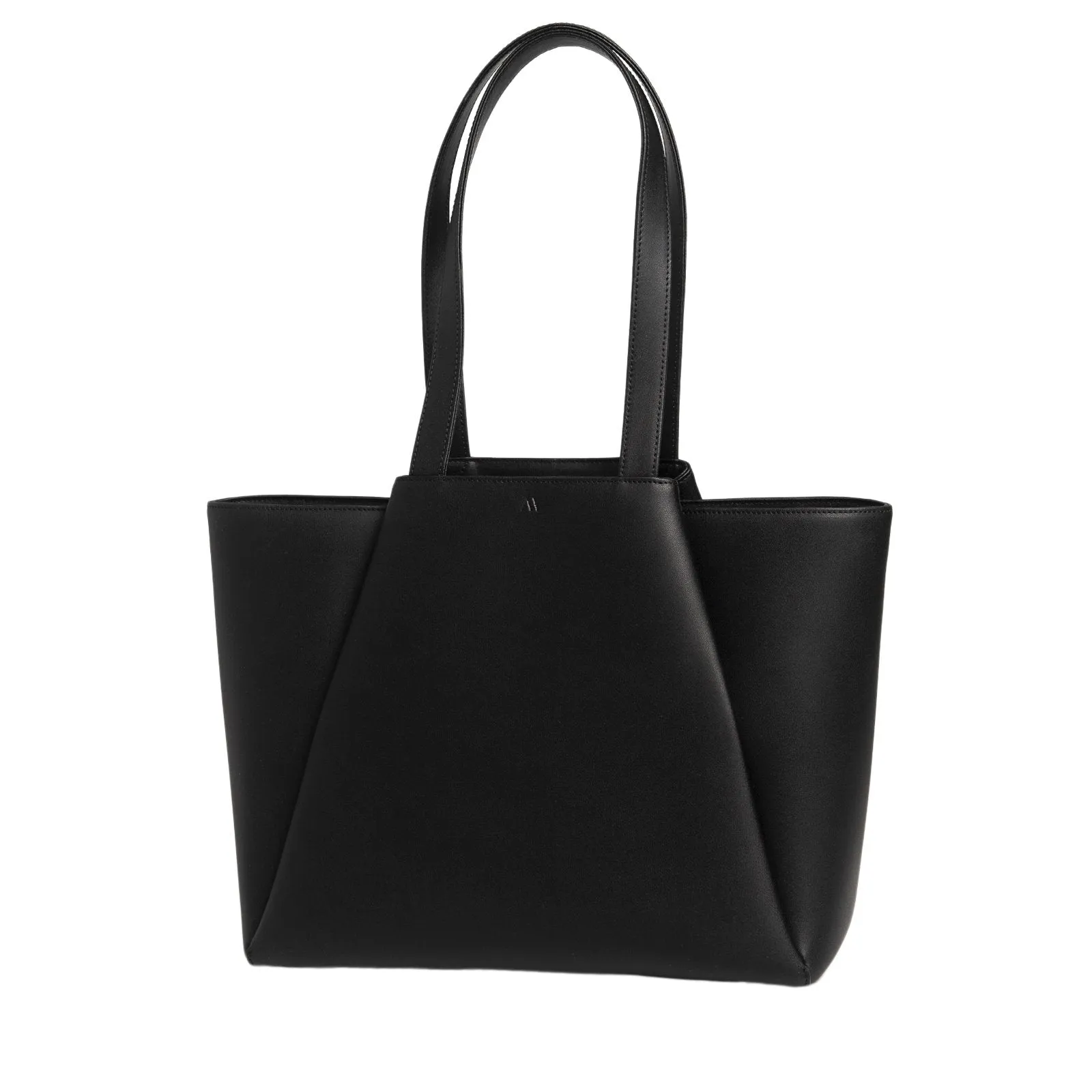 Midi Pyramid Black Bag