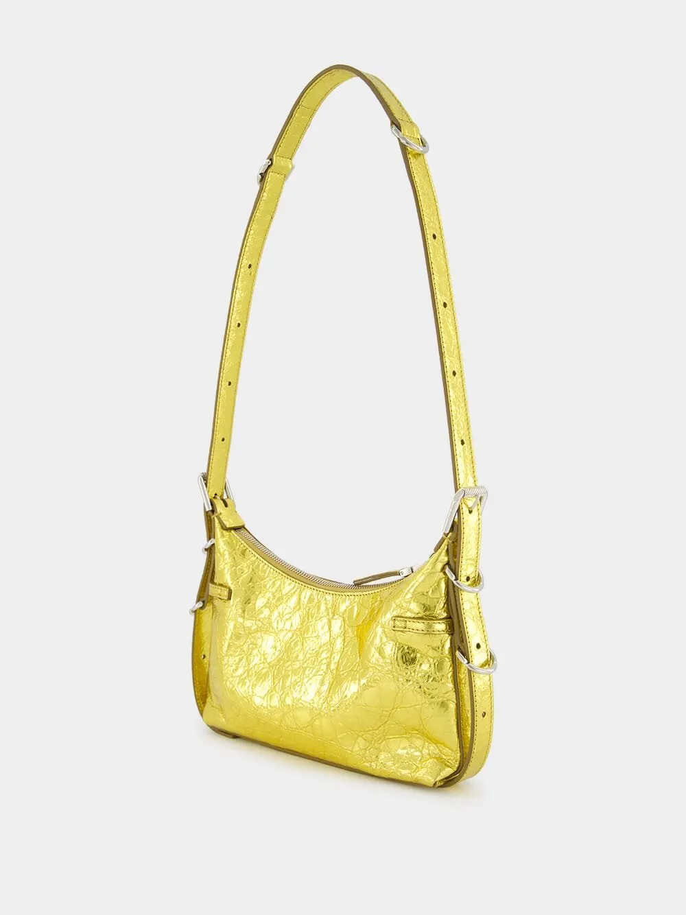 Mini Voyou Bag In Laminated Leather