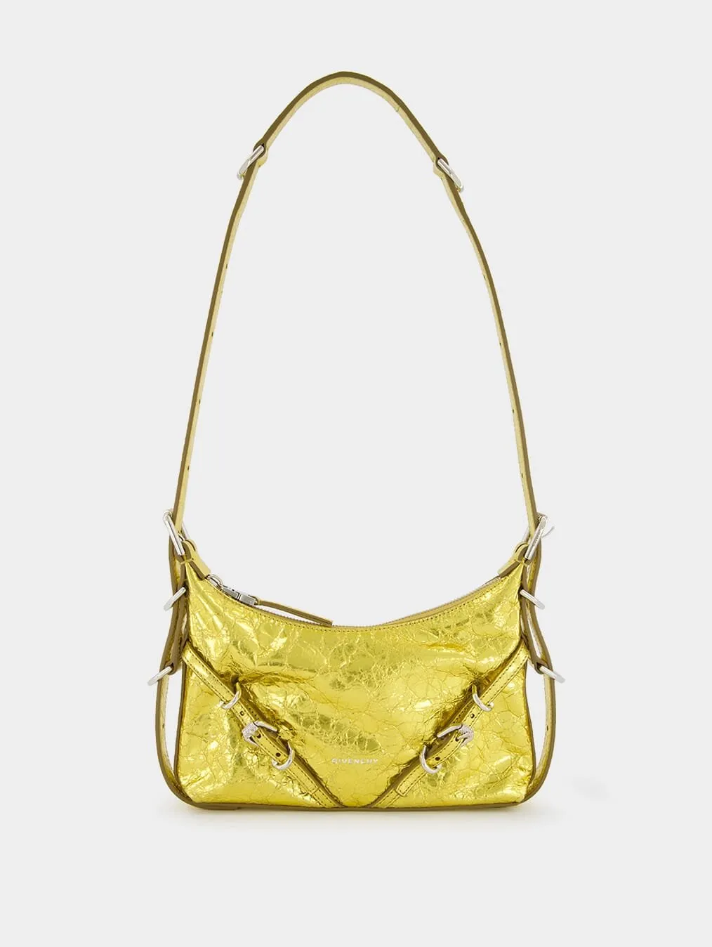 Mini Voyou Bag In Laminated Leather