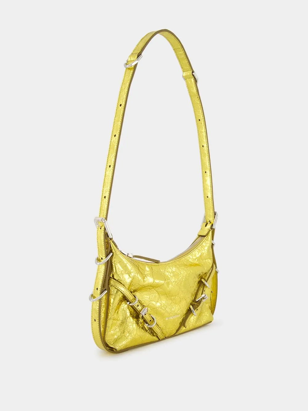 Mini Voyou Bag In Laminated Leather
