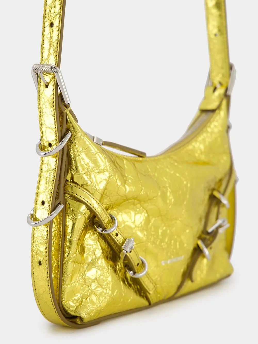 Mini Voyou Bag In Laminated Leather