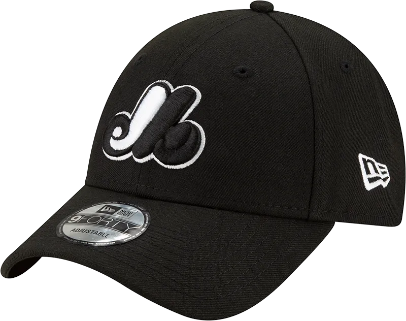 Montreal Expos 9Forty The League Adjustable Black