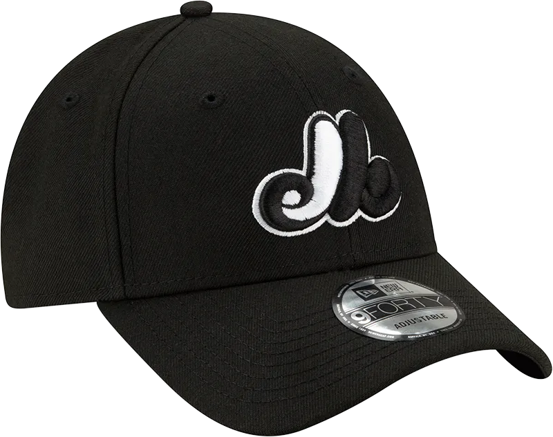 Montreal Expos 9Forty The League Adjustable Black