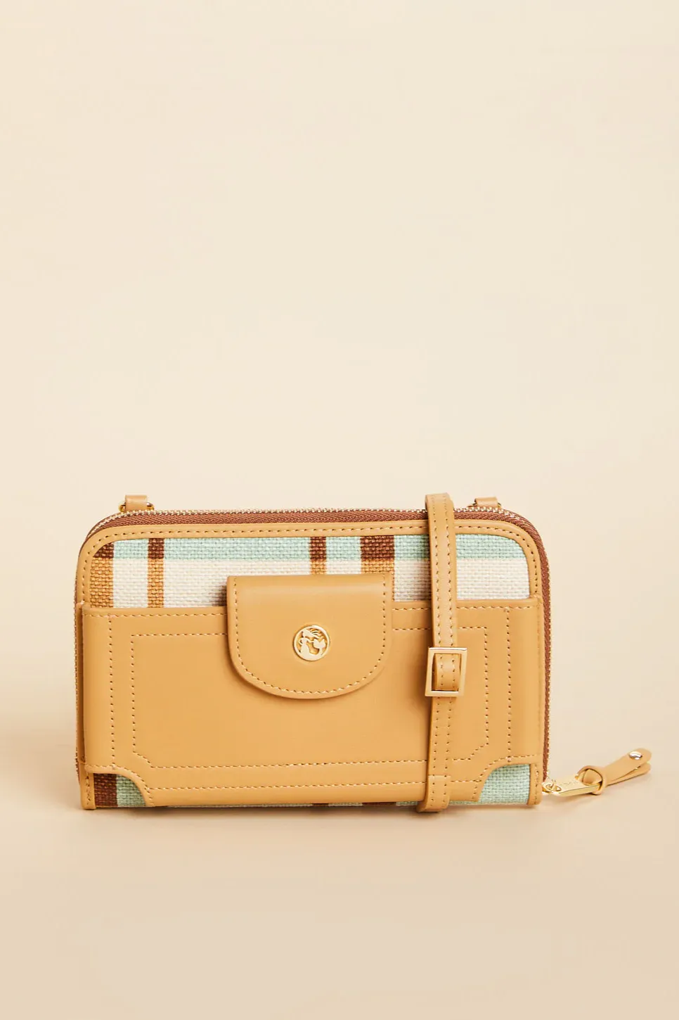 Multi Phone Crossbody - Kalalanta Plaid