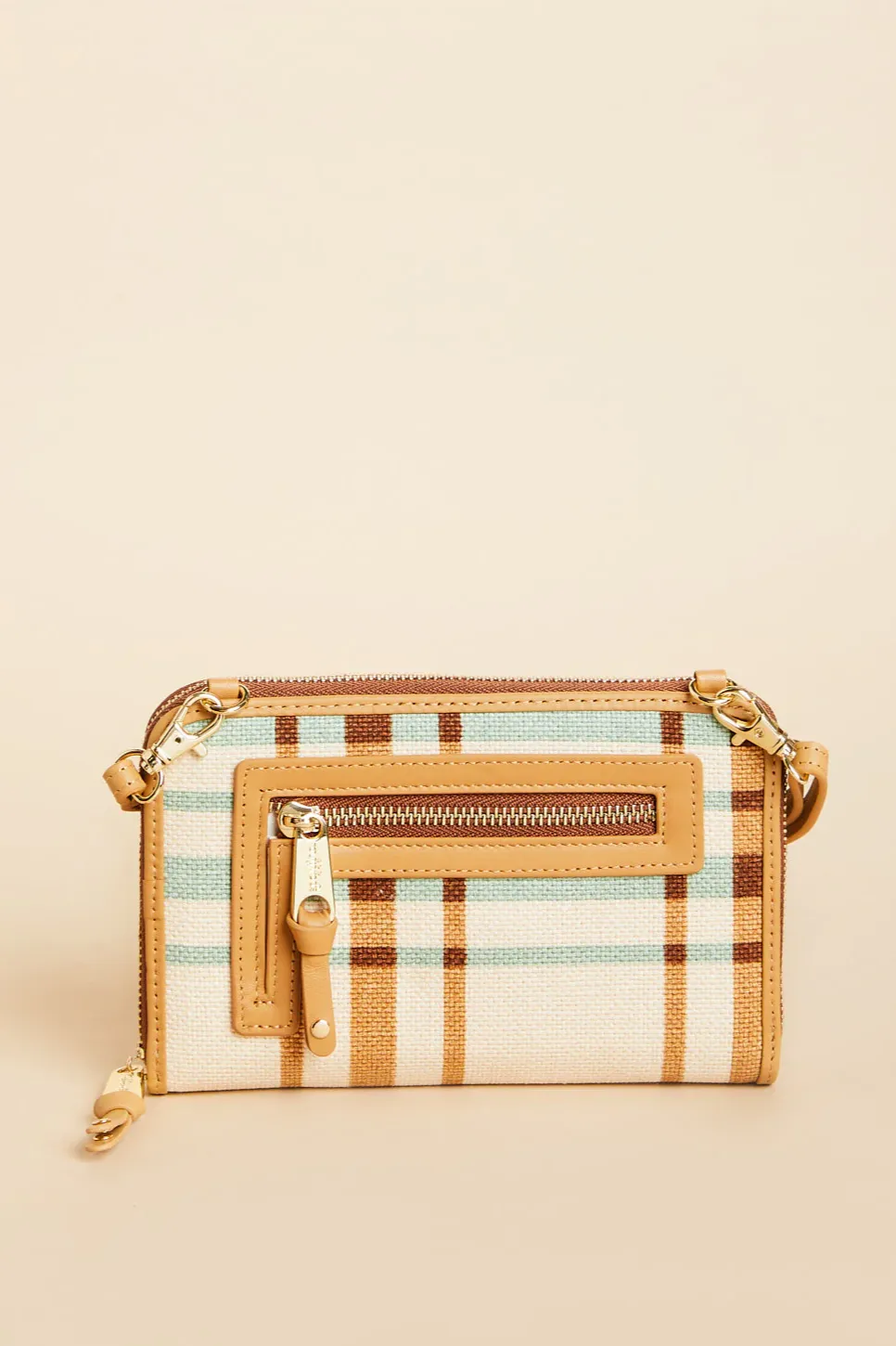 Multi Phone Crossbody - Kalalanta Plaid