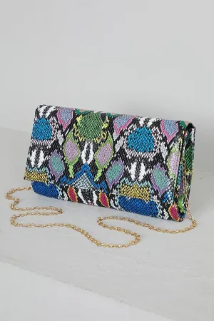 Multi Snake Crossbody Clutch