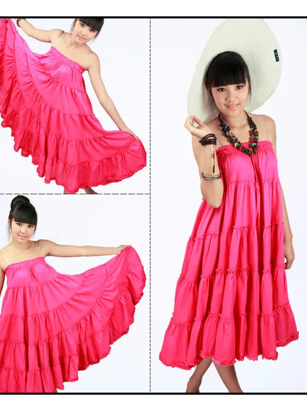 multicolor Boho convertible dress