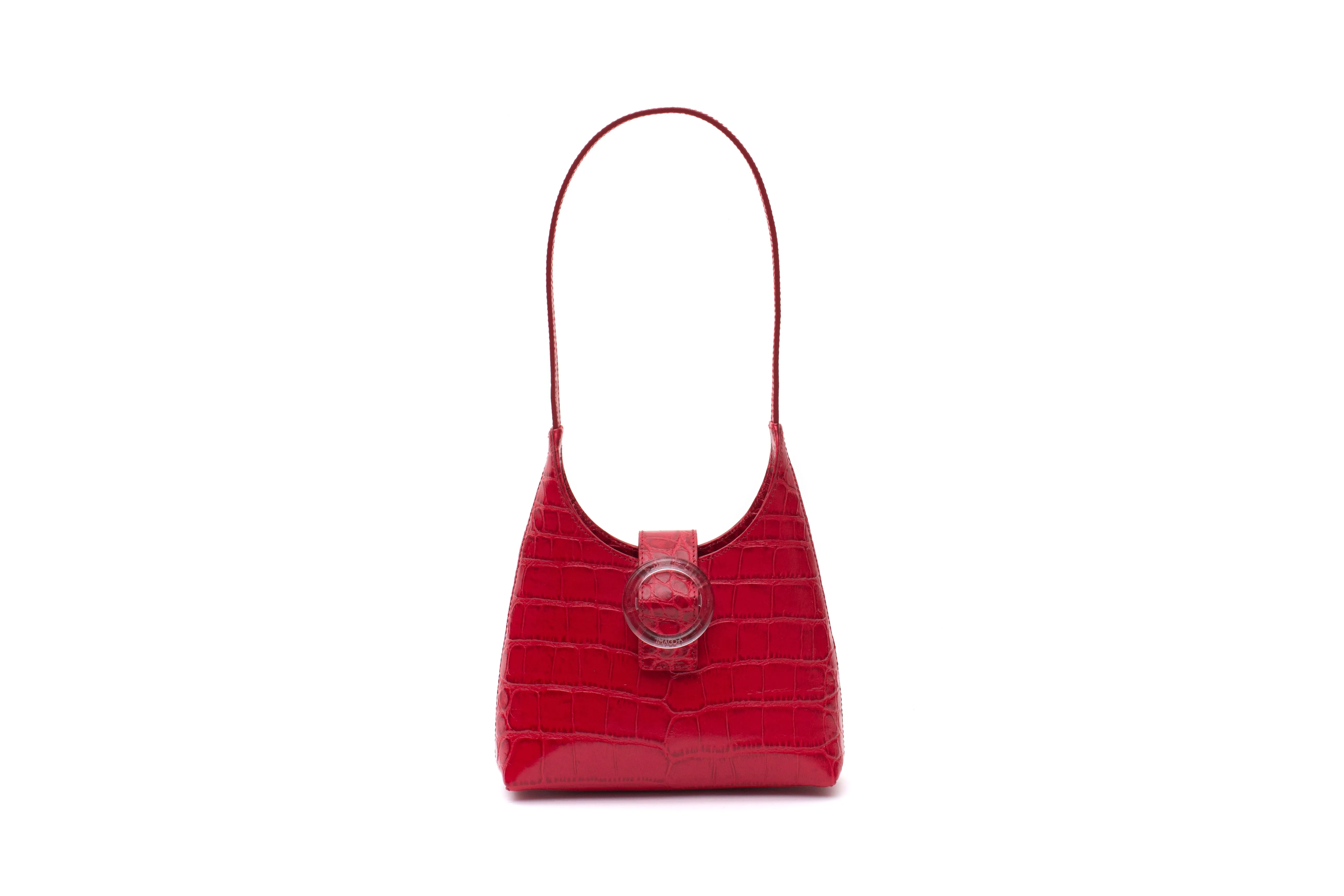 Nº44 Lucite Buckle Mini - Rouge Croc