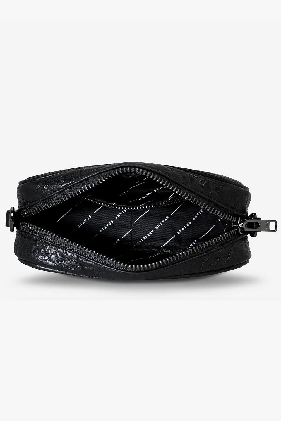 New Normal Black Bubble Mini Cross Body with Chain