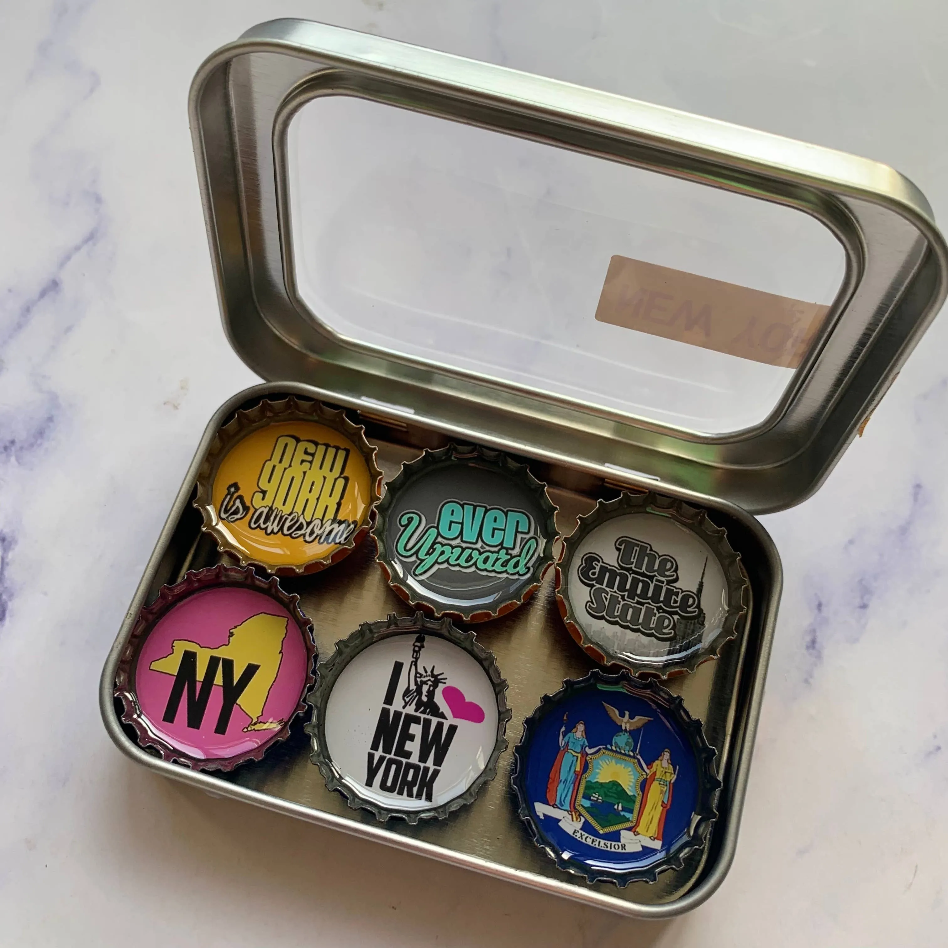 New York Bottlecap Magnets