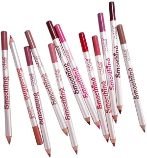 Newmind 12PCS/Set Waterproof Pencils Lipstick Pen Lip Liner Smooth Matte Makeup