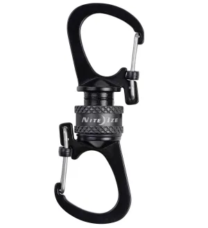 Nite Ize  SlideLock 360° Magnetic Locking Dual Carabiner