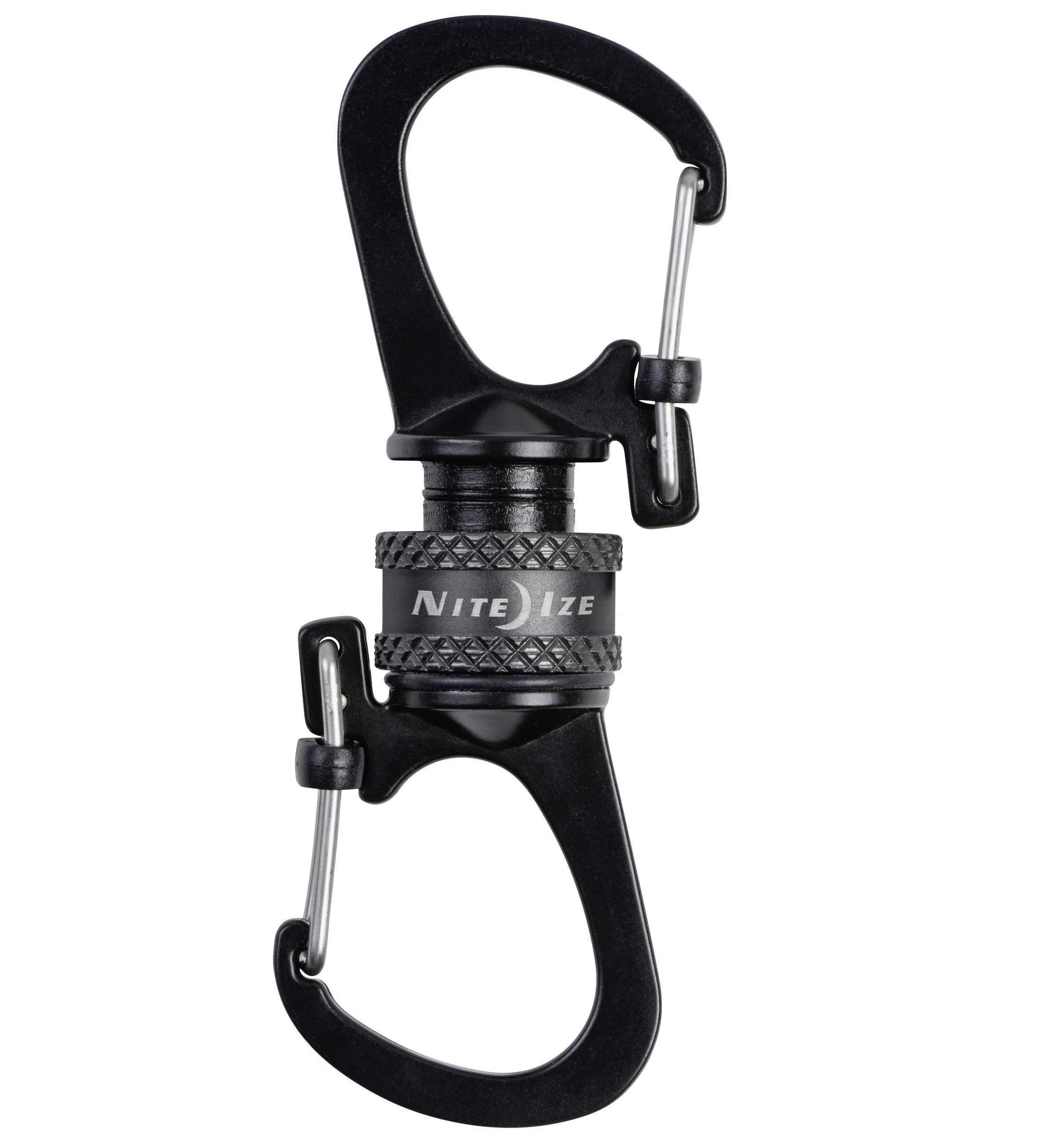 Nite Ize  SlideLock 360° Magnetic Locking Dual Carabiner