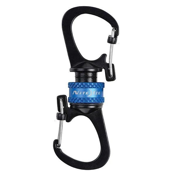 Nite Ize  SlideLock 360° Magnetic Locking Dual Carabiner