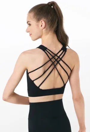 Open back crop top