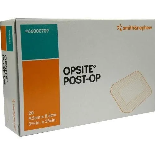 Opsite Post-Op Dressing - 9.5cm x 8.5cm (x20) by Smith & Nephew