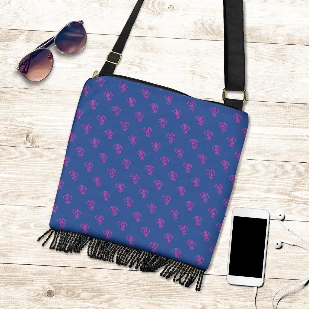 Optician Blue Crossbody Handbag