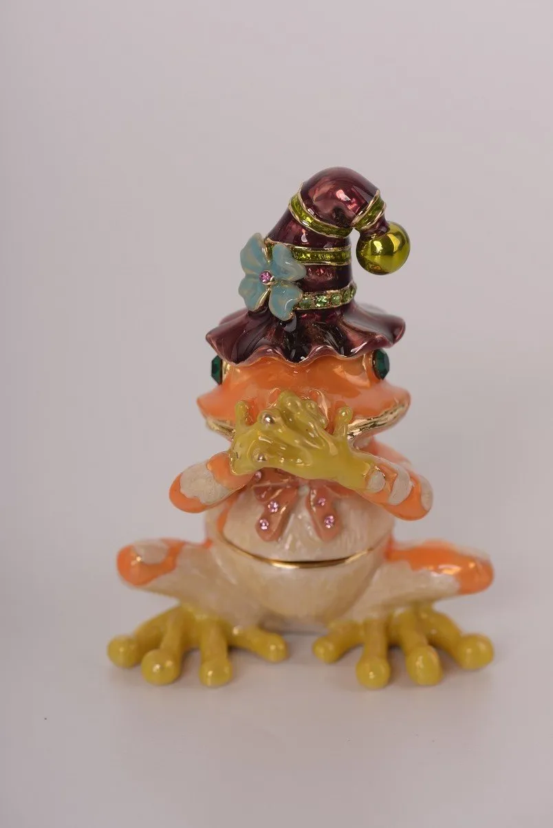 Orange Speak No Evil Frog