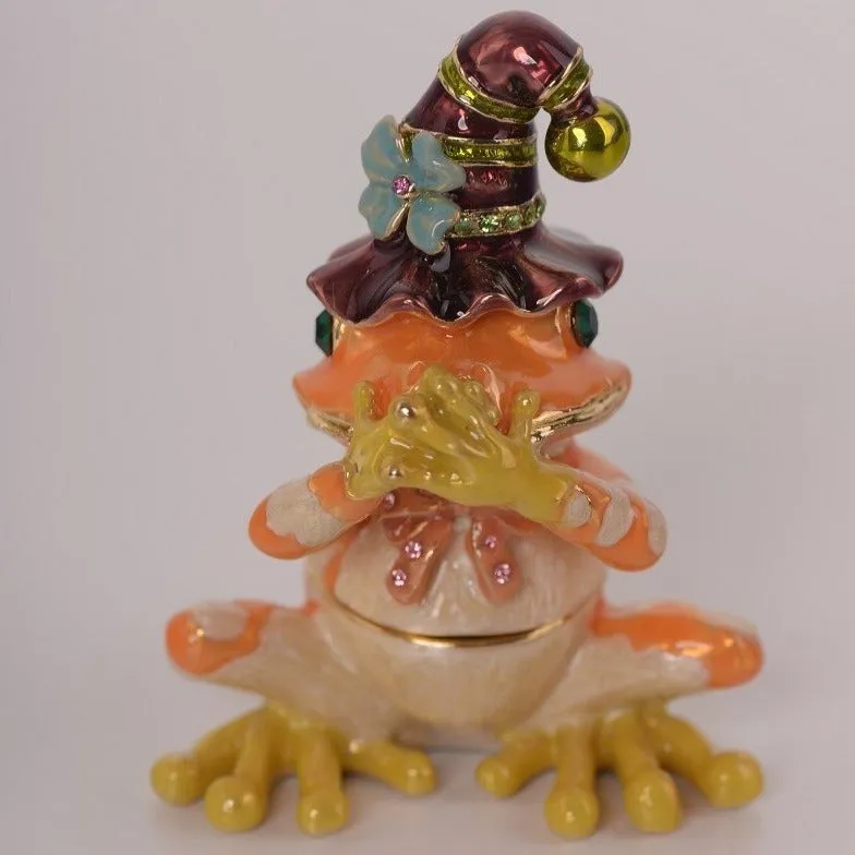 Orange Speak No Evil Frog