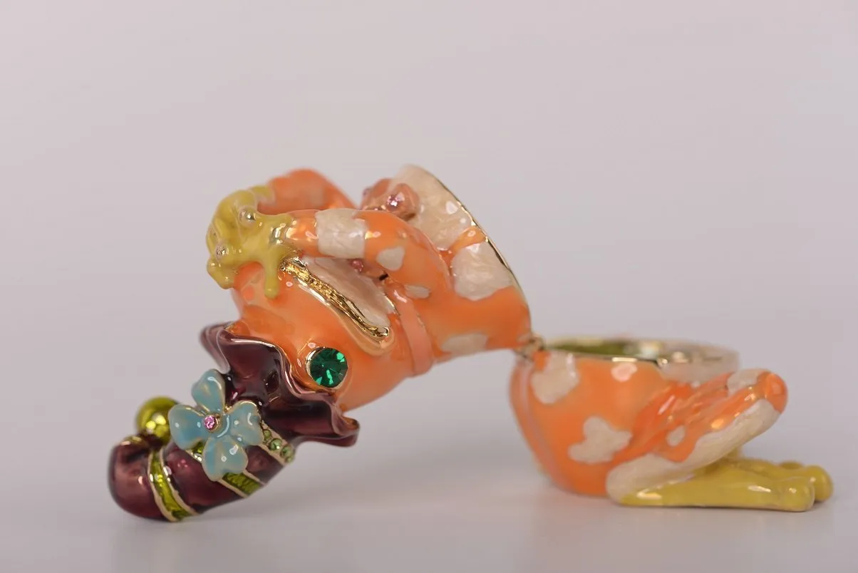 Orange Speak No Evil Frog