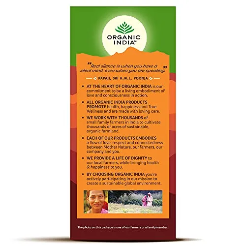 Organic India Tulsi Ginger Tea Bags