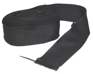 ORS Nasco 3 in x 50 ft,  Medium, Black Nylon, Cable Cover with Zipper, WC-3-50