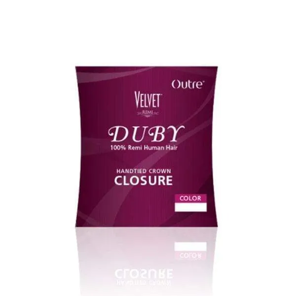 Outre Velvet Duby Crown Closure - Premium Duby Handtied Crown Closure