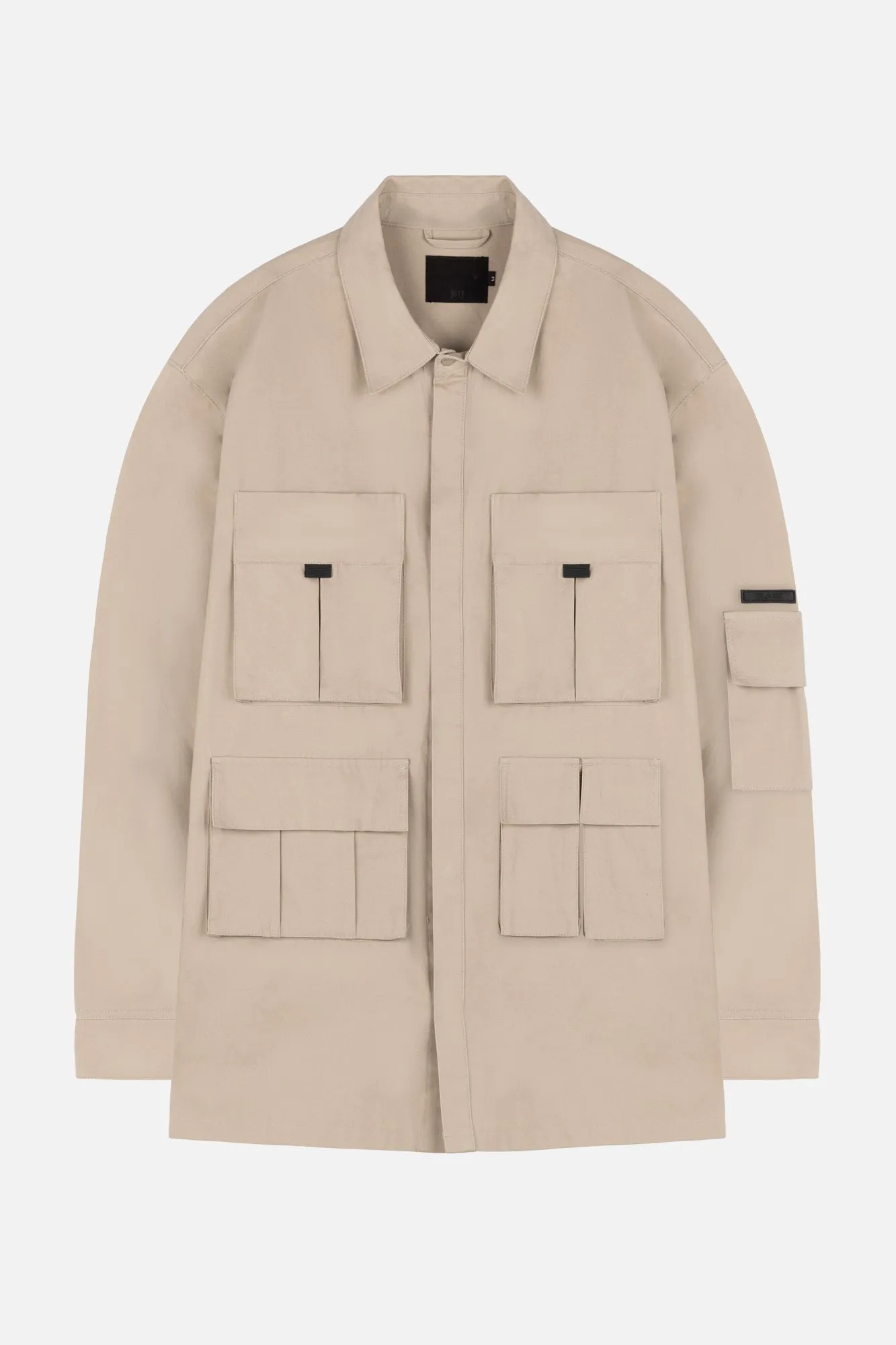 OVERSIZED CARGO SHIRT LINEN