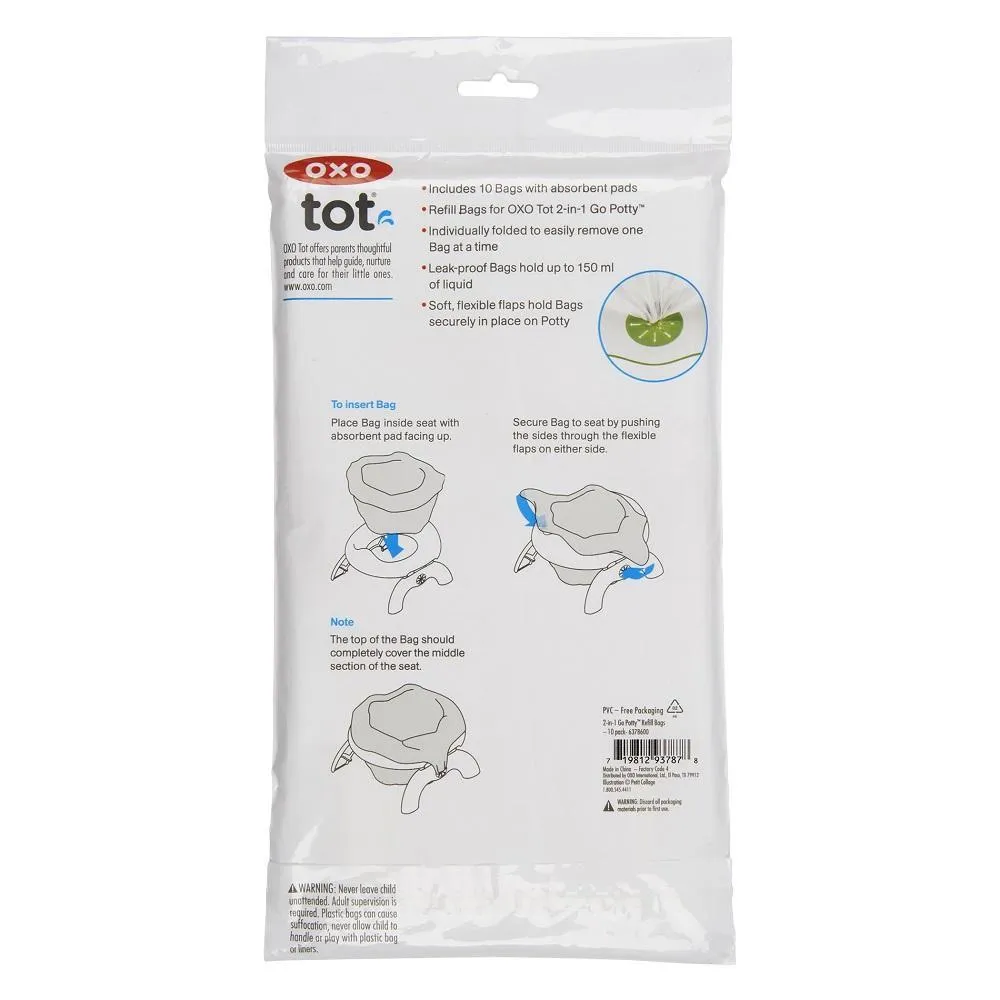 Oxo Tot 2-in-1 Go Potty Refill Bags (10 Pack)