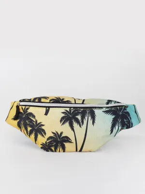 Palm Tree Print Bum Bag