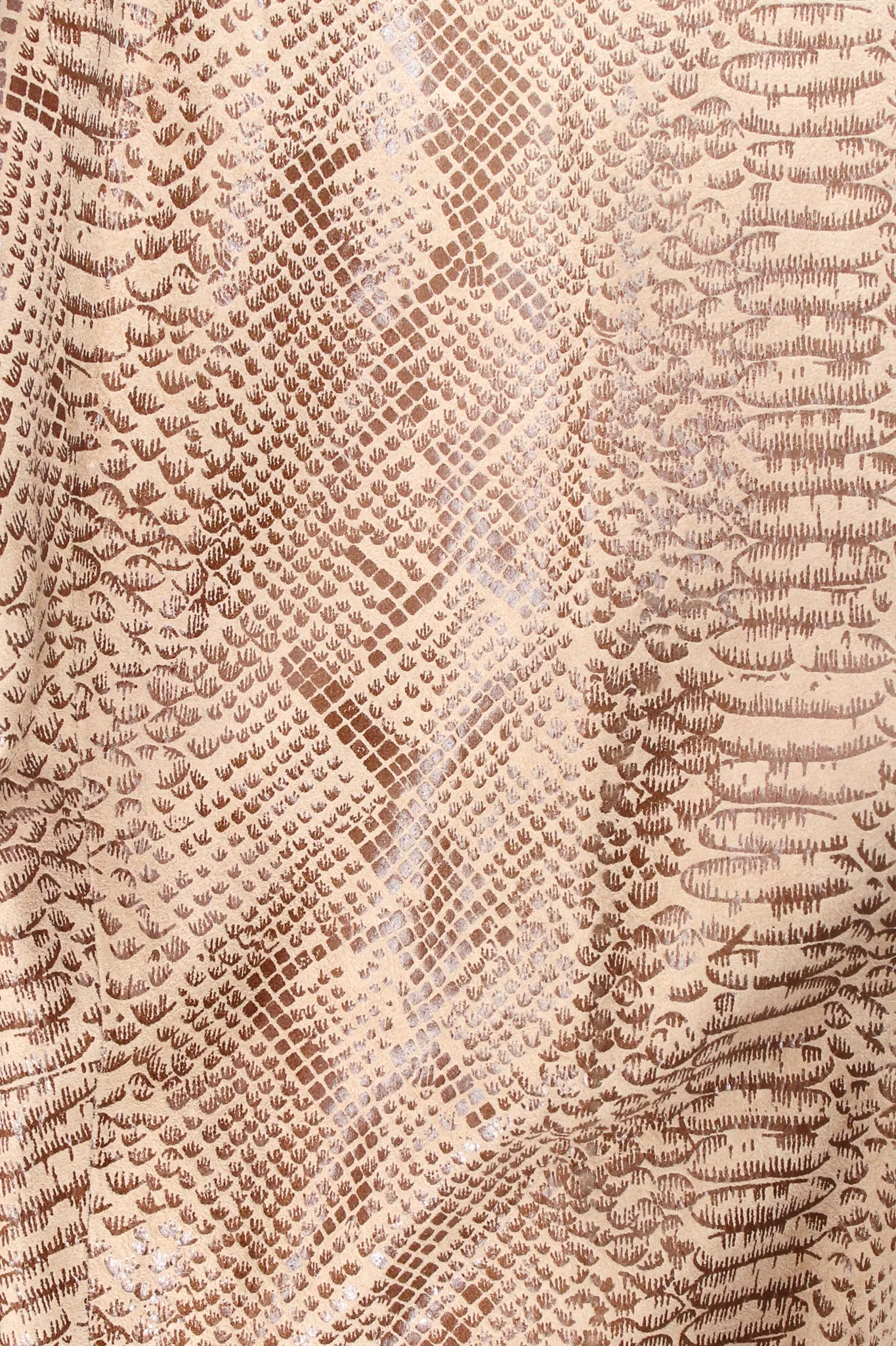 Parallèle Suede Snakeskin Jacket & Pant Suit