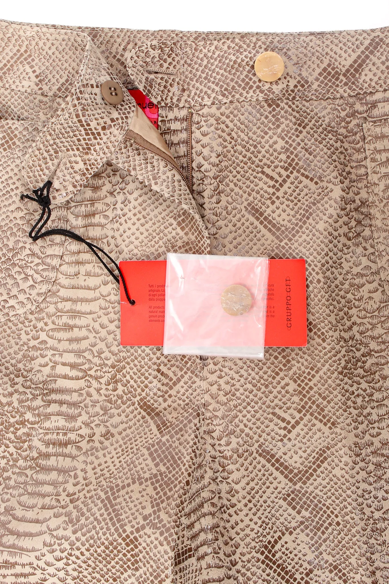 Parallèle Suede Snakeskin Jacket & Pant Suit