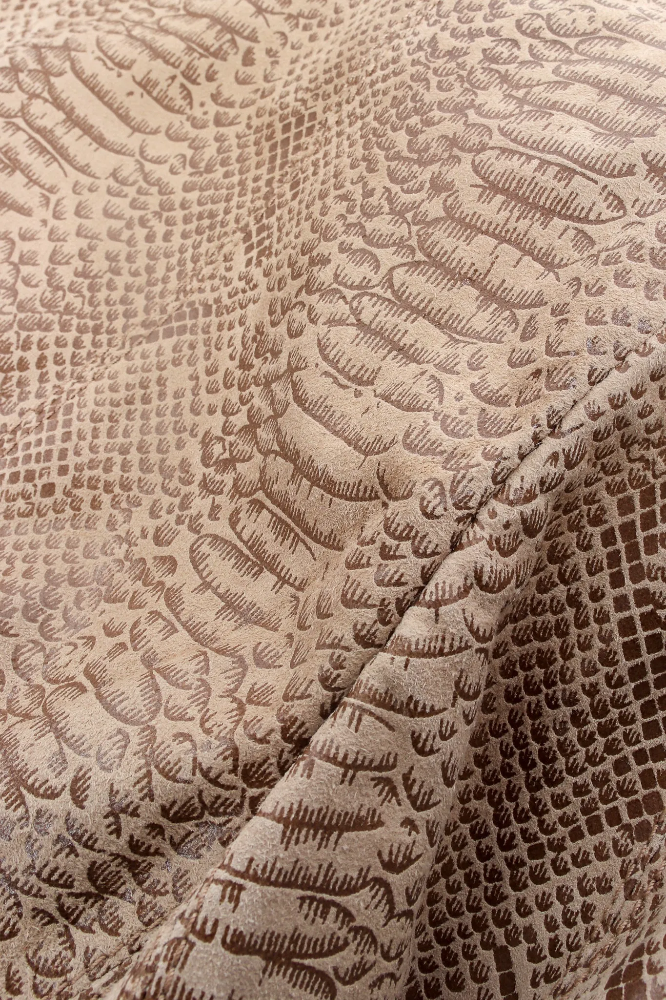 Parallèle Suede Snakeskin Jacket & Pant Suit