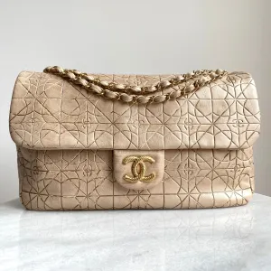 Paris-Moscou Moujik Sand Beige Flap Bag